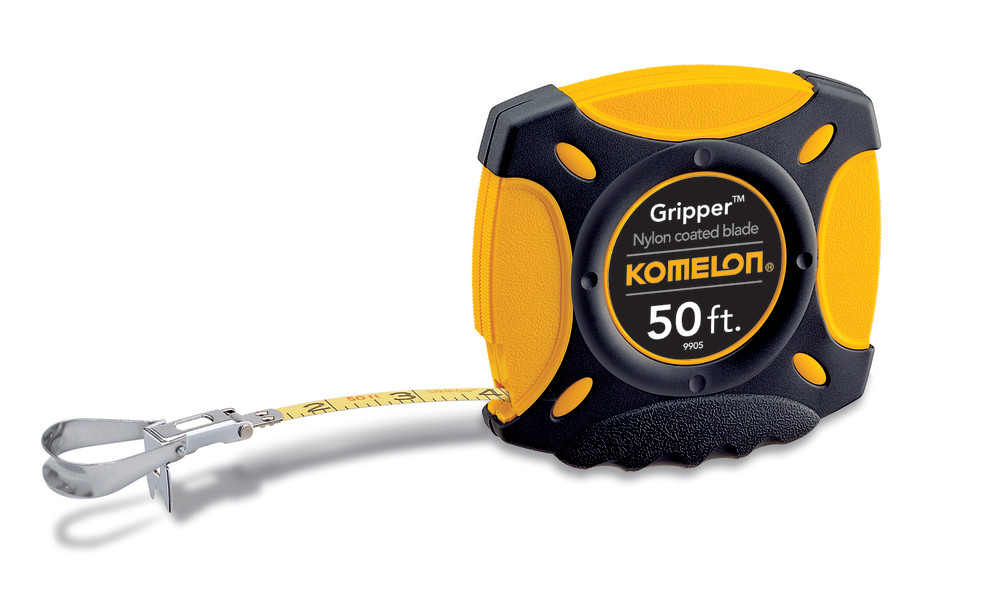 

Komelon 50' x 3/8" Close Case Long Steel Gripper Series Tape Measure