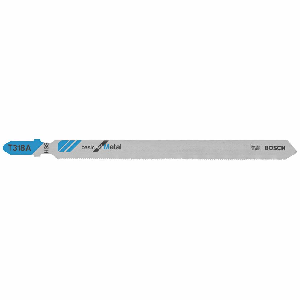 

Bosch 5 pc. 5-1/4 In. 24 TPI Basic for Metal T-Shank Jig Saw Blades