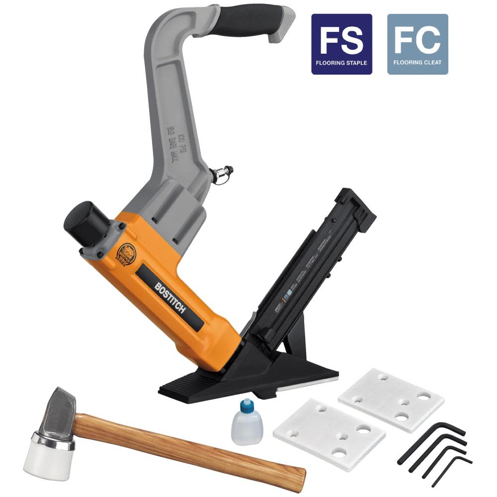 Bostitch Staples Flooring Pneumatic Nailer
