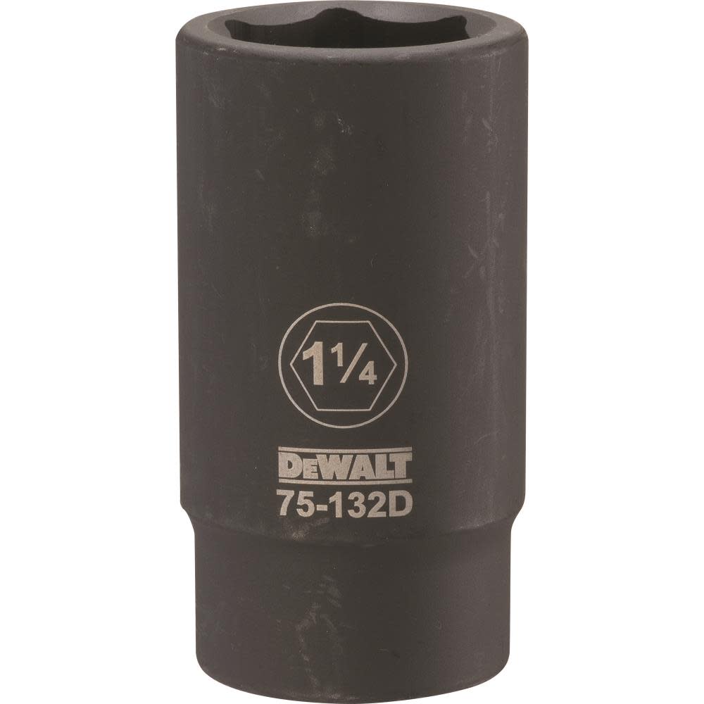 

DEWALT 3/4 Drive X 1-1/4 6PT Deep Impact Socket