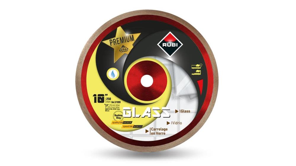 

Rubi Tools Glass 10 In. Premium Diamond Blade