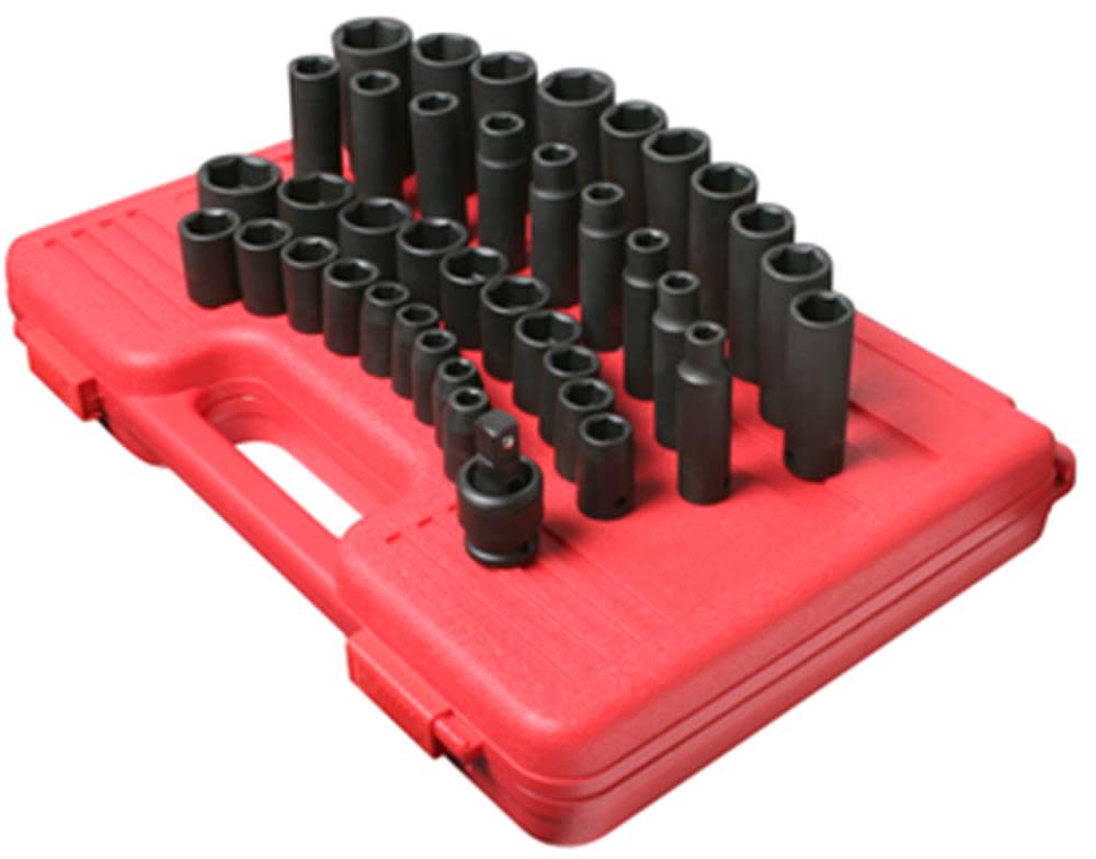 

Sunex 1/2 In. Drive SAE Master Impact Socket Set 39 pc.