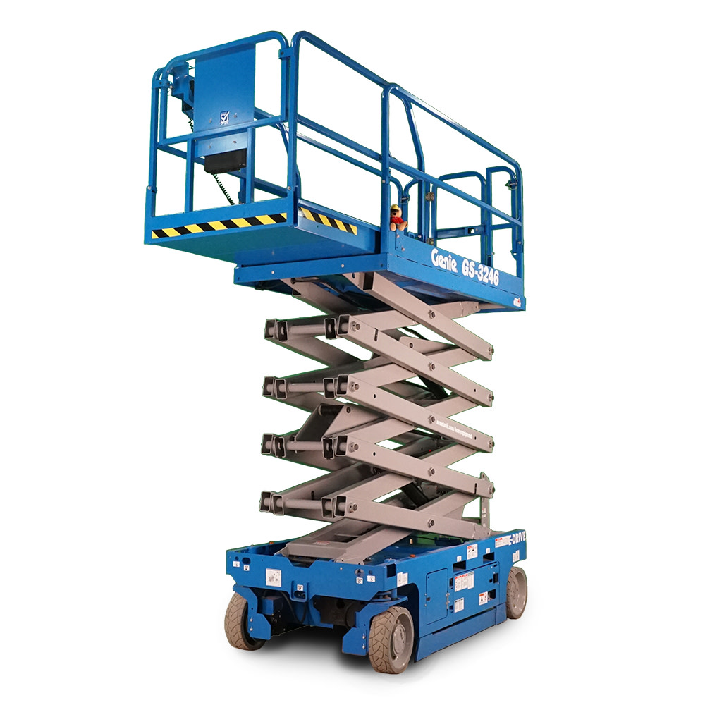 Genie 32' Scissor Lift 46in Width Electric with E-Drive GS-3246E