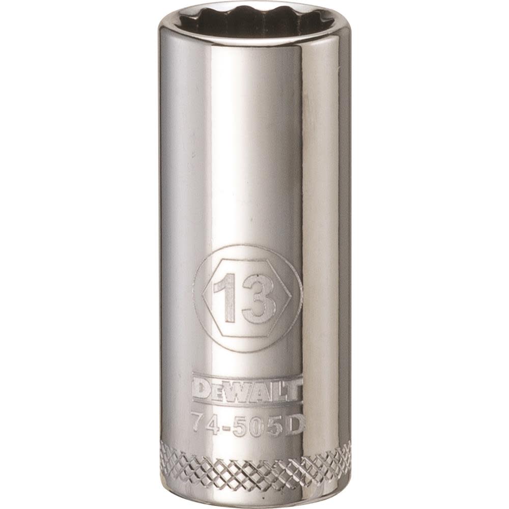 

DEWALT Socket 12 Point 3/8" Drive Deep 13MM