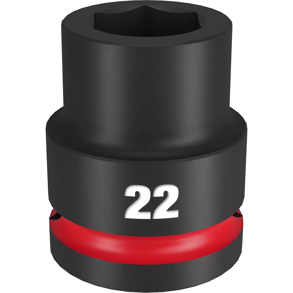 Milwaukee Impact Socket 3/4in Drive 22mm Standard 6 Point 49-66-6360 ...