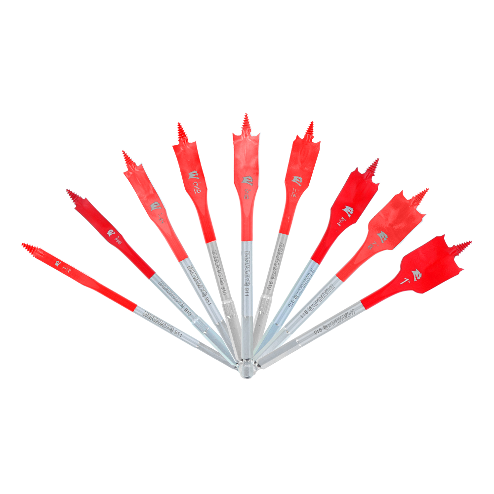 

Diablo Tools 9 piece SPEEDemon Spade Bit Set (9-Piece)