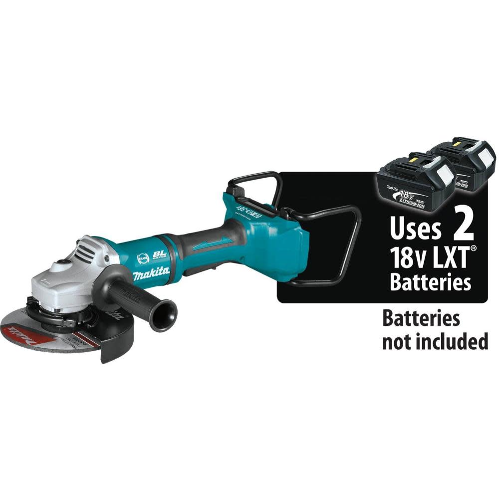 

Makita 18V X2 LXT 36V 7" Cut-Off/Angle Grinder with Electric Brake Bare Tool