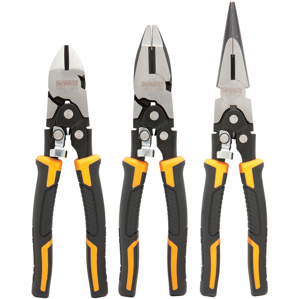 「どれみ」Dヘスター、Mヴィック & Kワーナーの3体セット DEWALT Compound Pliers 3 pack DWHT70485 - Acme Tools