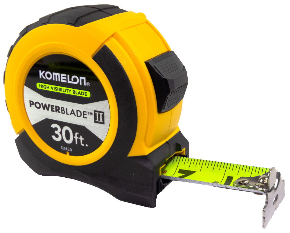 

Komelon 30' x 11/16" Power Blade 2 Series Tape Measure