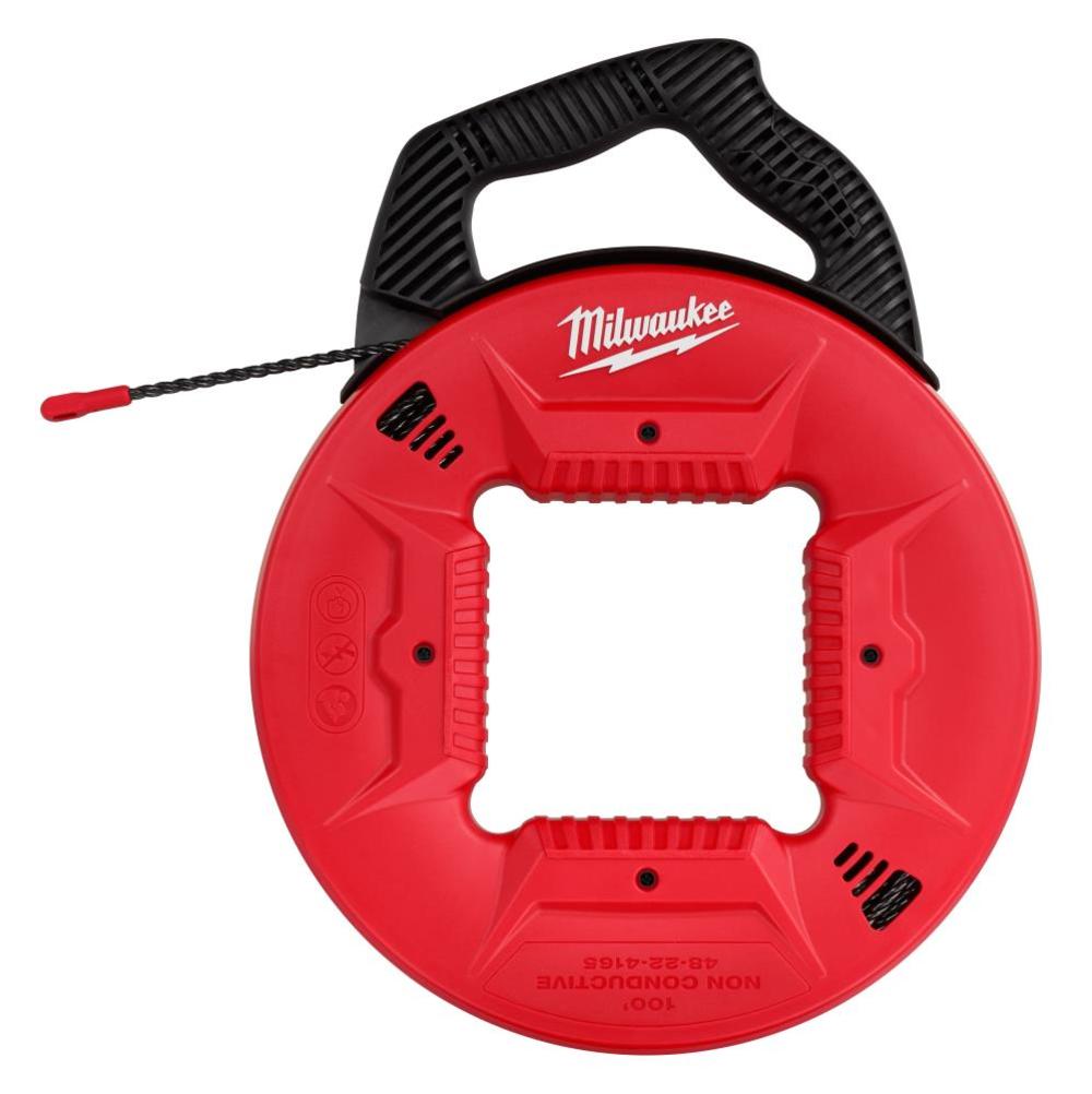 Milwaukee 100 Ft. Polyester Fish Tape with Non-Conductive Tip