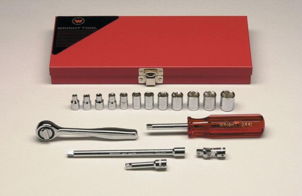 

Wright Tool 1/4 In. Drive 17 pc. 6 pt Metric Socket Set