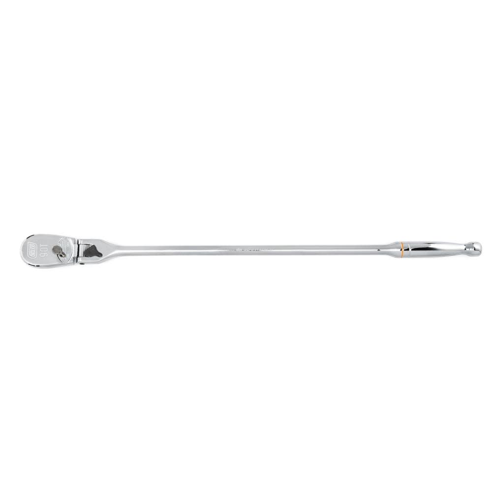 

GEARWRENCH 1/2" Drive 90-Tooth Locking Flex Head Teardrop Ratchet 24"