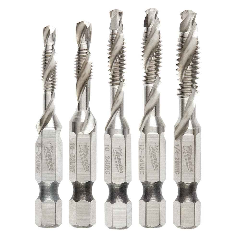 

Milwaukee SHOCKWAVE 5 Pc. SAE Impact Drill Tap Set