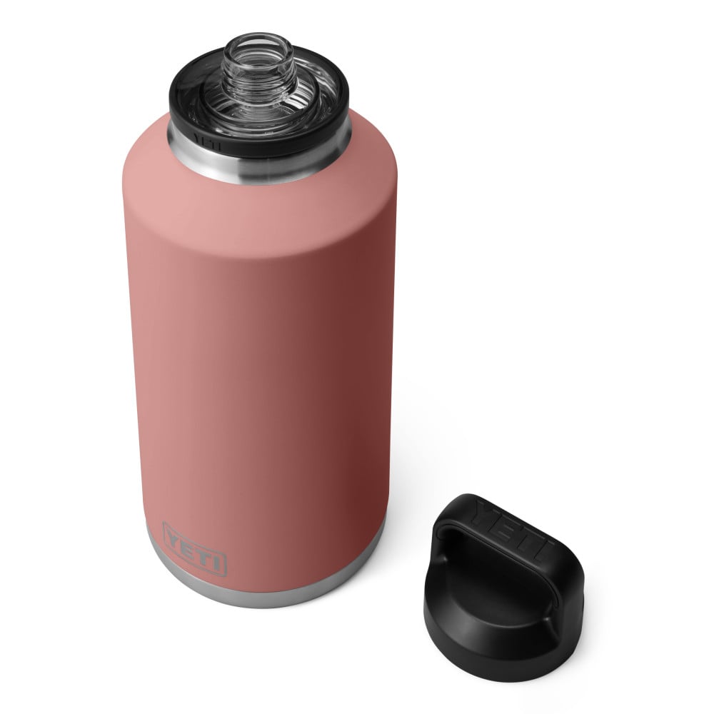 Yeti 64oz Rambler Water Bottle with Chug Cap Sandstone Pink