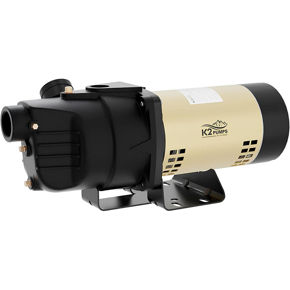K2 Pumps Shallow Well Jet Pump 3/4 HP Lead Free Cast Iron 115/230V