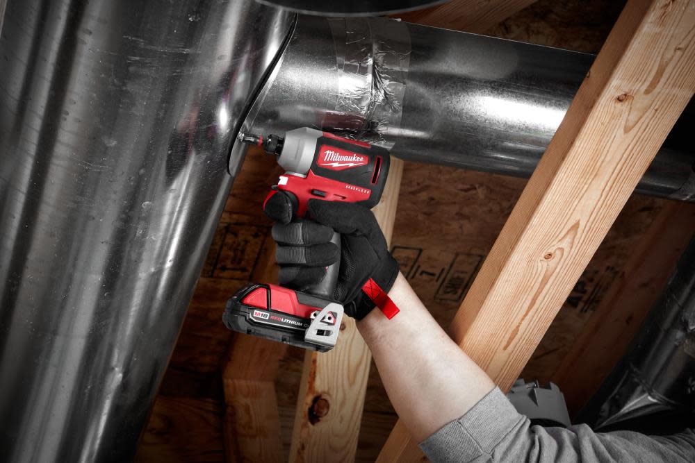 Milwaukee M18 Brushless Hammer Drill Impact Combo Kit 2.04.0 2893 22CX Acme Tools