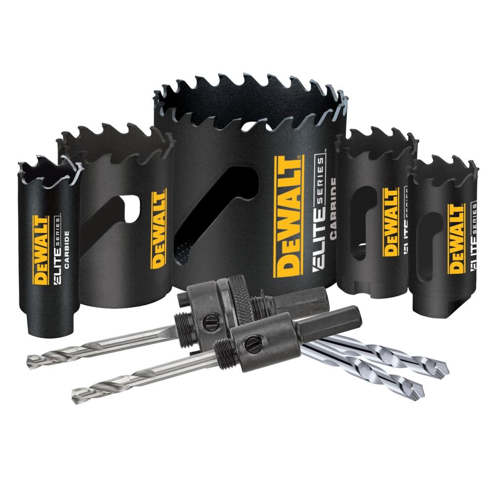 Dewalt hole saw kit clearance