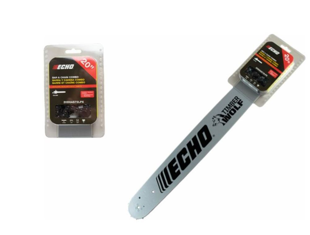 Echo 20 in Replacement Guide Bar & Chain Combo Pack