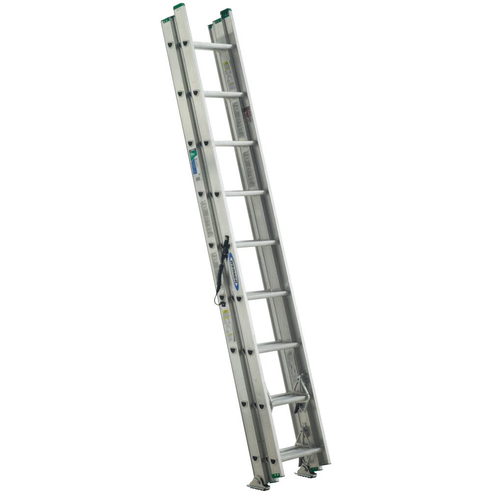 Werner 24' Aluminum Extension Ladder Type II Compact D12243 from