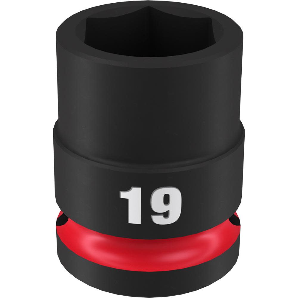 

Milwaukee SHOCKWAVE™ Impact Duty™ Socket 1/2" Drive 19MM Standard 6 Point