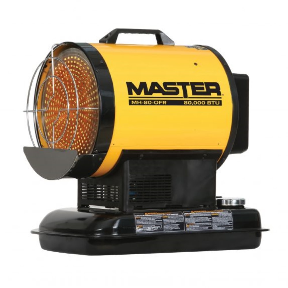 

Master Radiant Heater Kerosene/Diesel with Thermostat Battery Operated 80000 BTU Bare Tool
