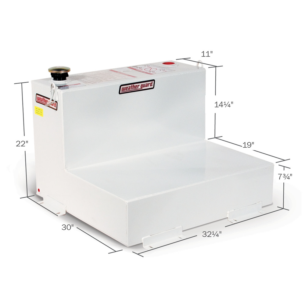 Weather Guard Transfer Tank Model 350-3-02 L-Shape 50 Gallon