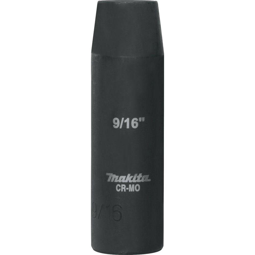 

Makita 1/2 in. Drive 6-Point 9/16 in. Deep Well Impact Socket