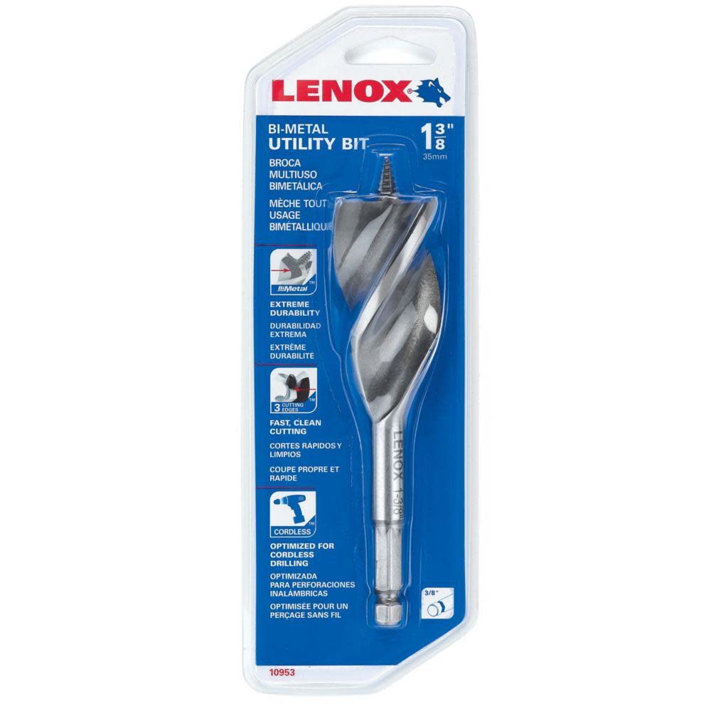 

Lenox 1-3/8 In. Bi-Metal Utility Bit