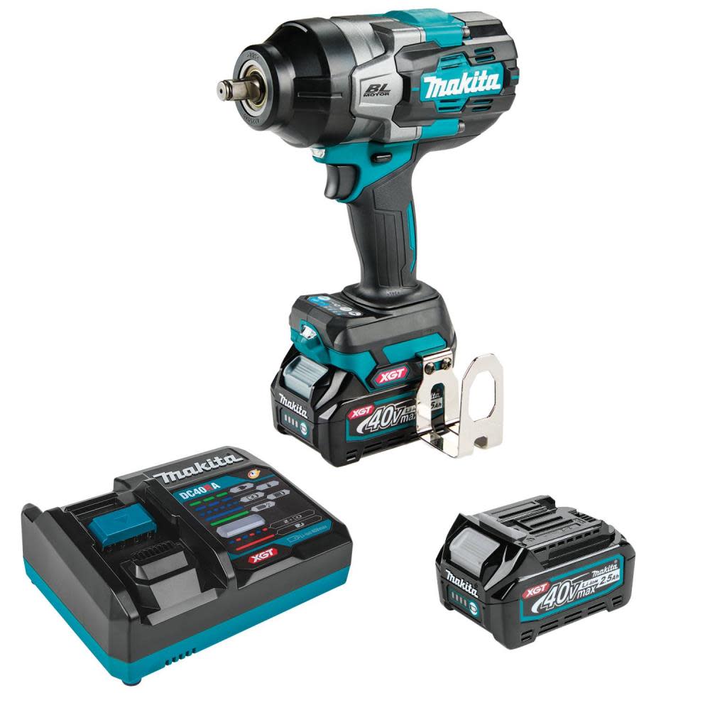 Makita - Makita インパクト 40v Makita 40V max XGT Brushless Cordless 4-Speed Mid-Torque 1/2
