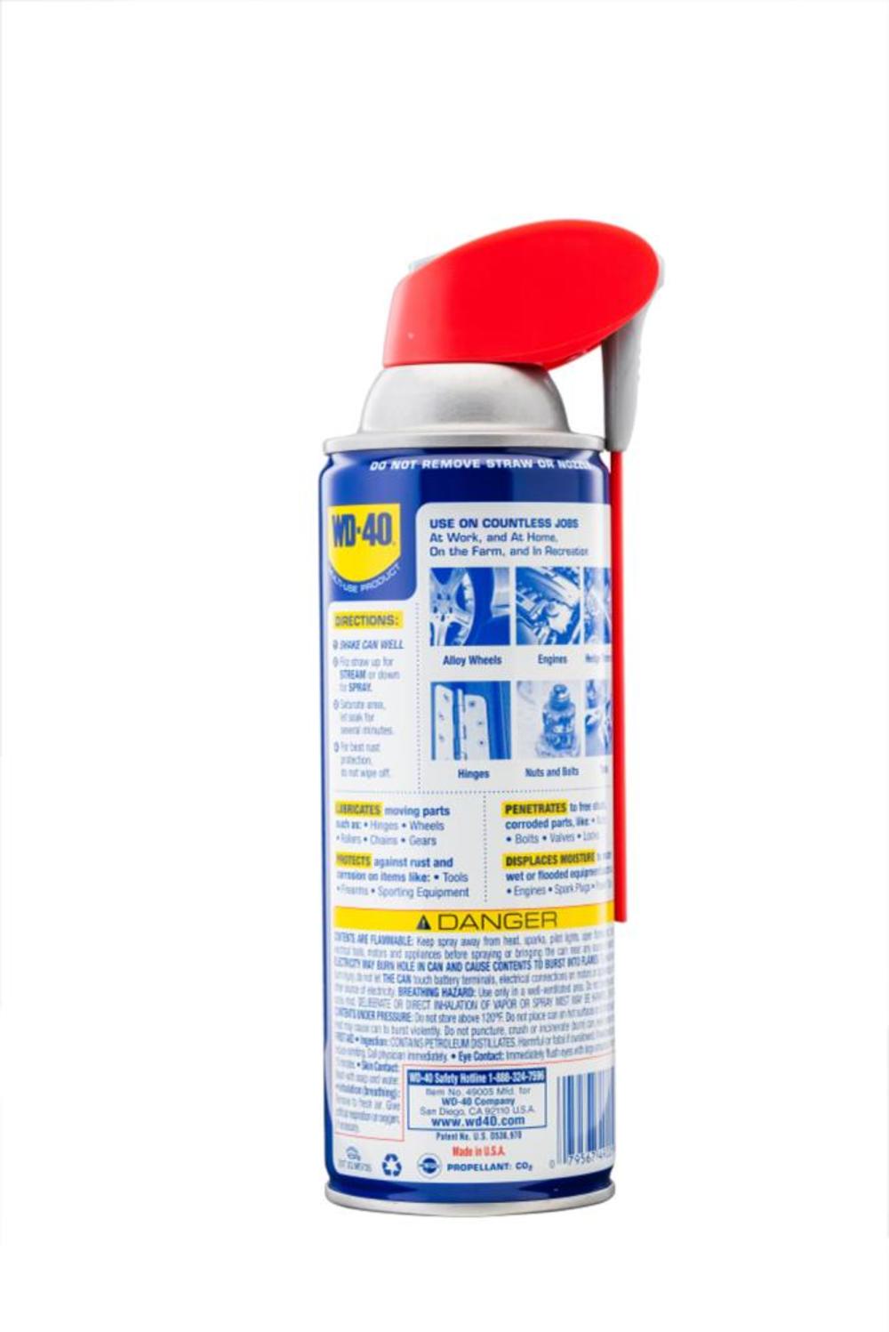 WD40 Multi-Use Product with Smart Straw Sprays 2 Ways 12 Oz ...