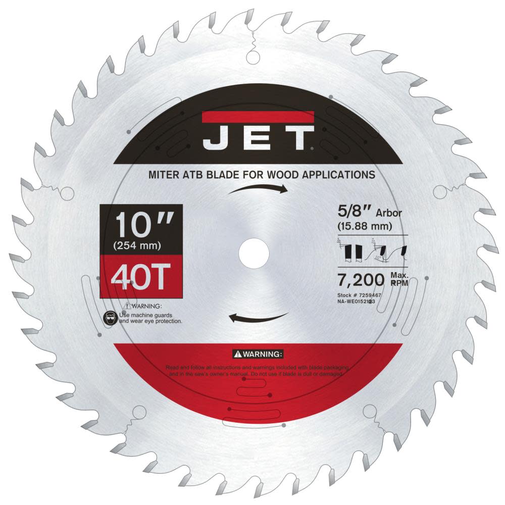

JET 1040 Miter Saw Blade