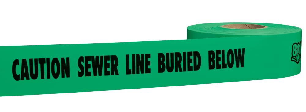 

Empire Level SHIELDTEC Standard Non Detectable Tape Sewer Line