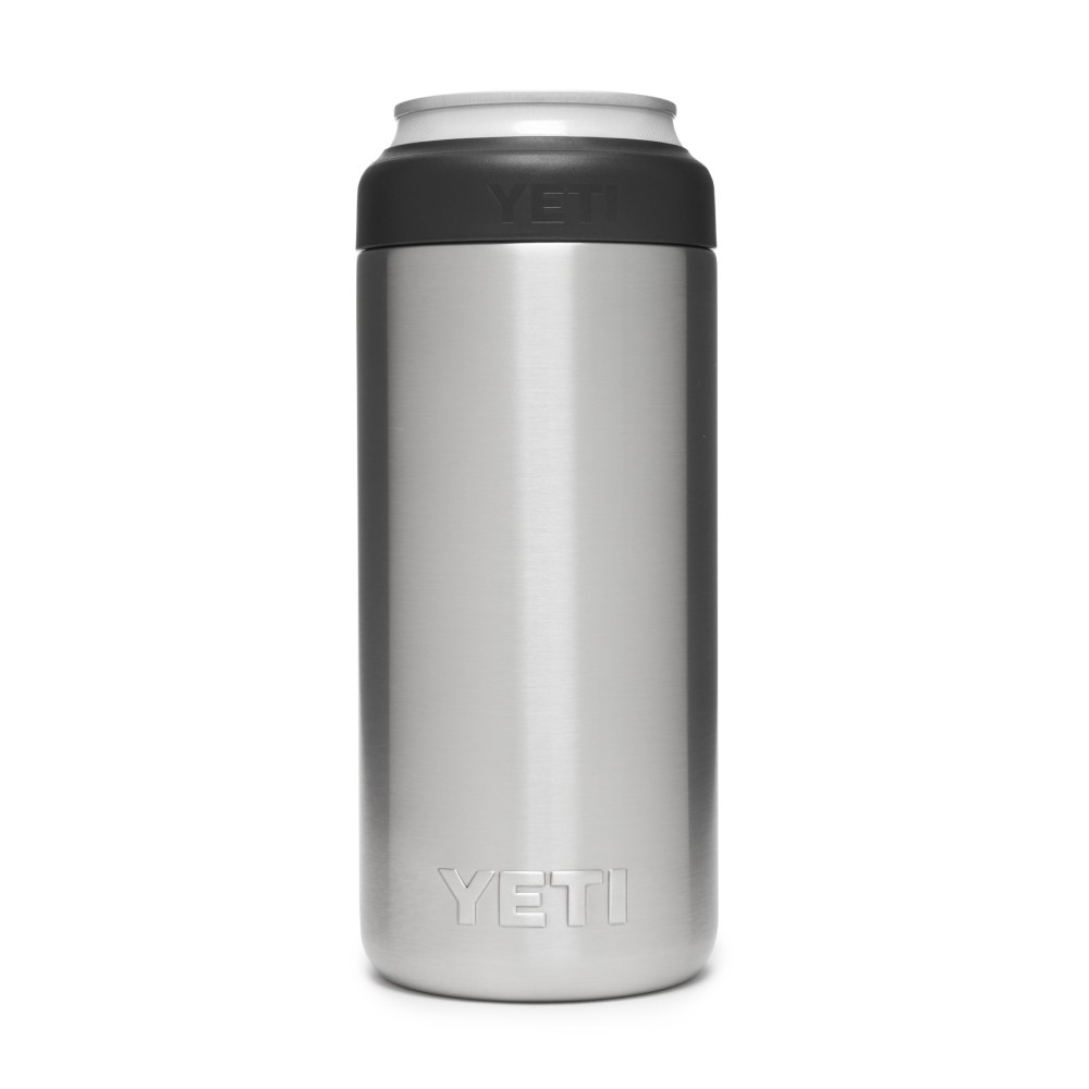 Yeti Rambler 12oz Colster Slim Can Cooler Stainless Steel