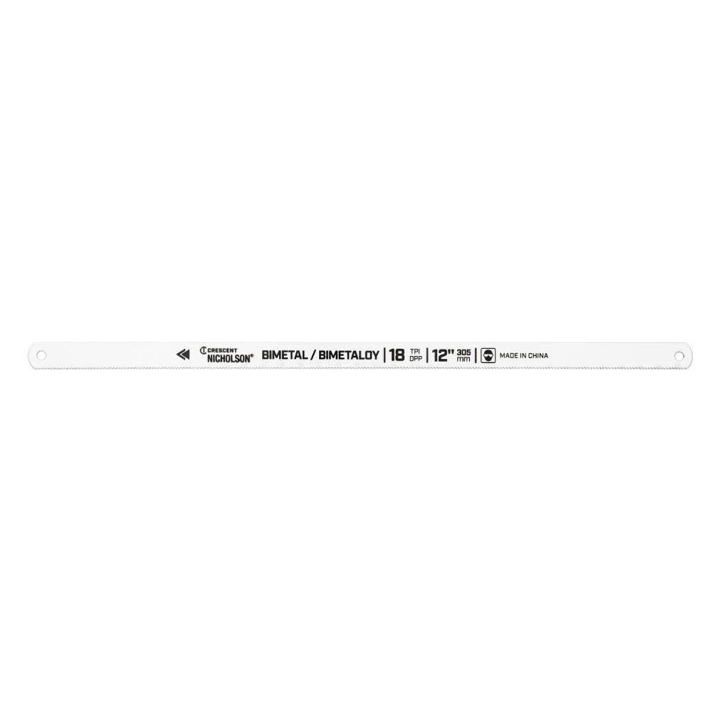 

Crescent Nicholson Replacement NF1218 Bi Metal Hacksaw Blade 12" x 18 TPI Boxed