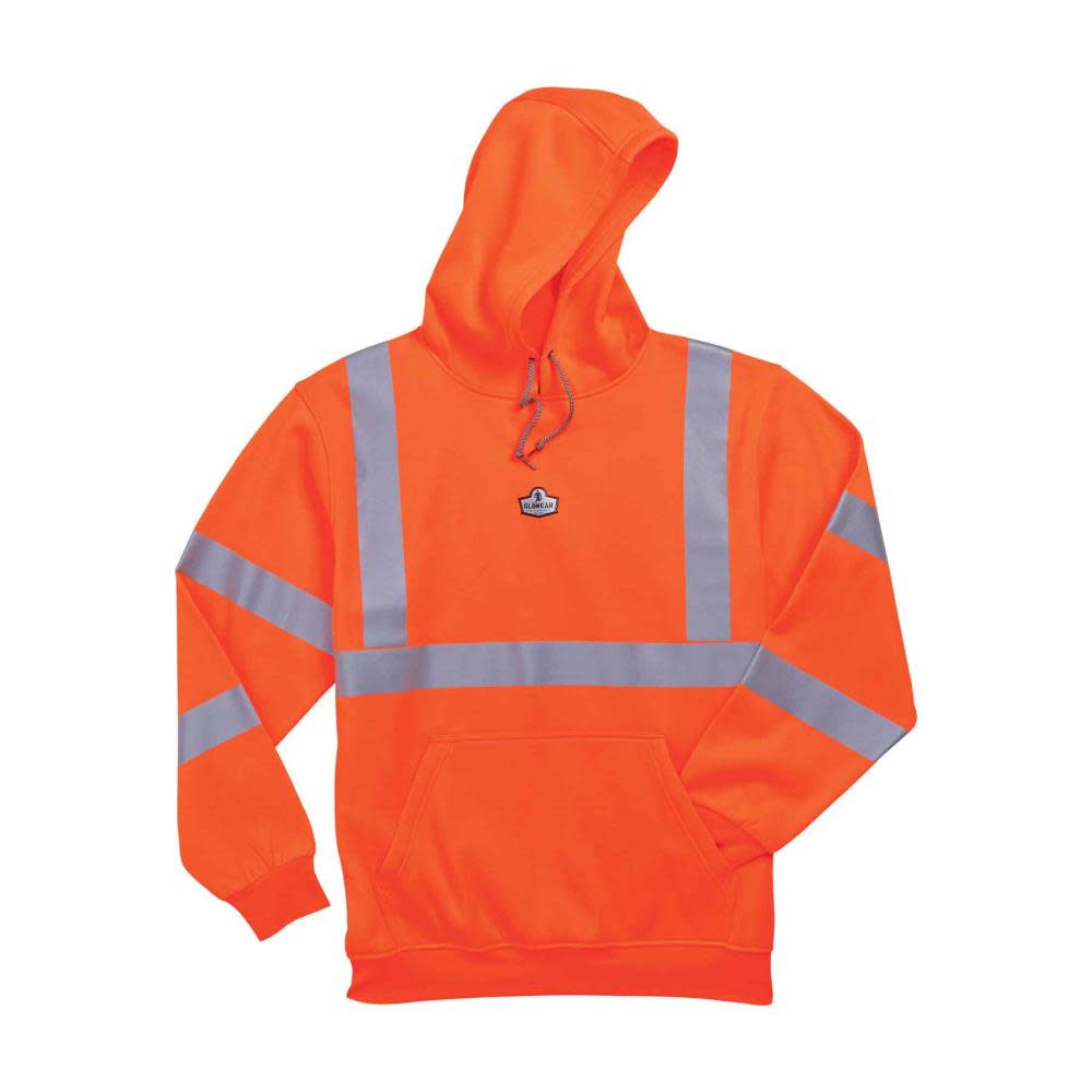 

Ergodyne Glowear 8393 Type R Class 3 Hooded Sweatshirt - 4XL