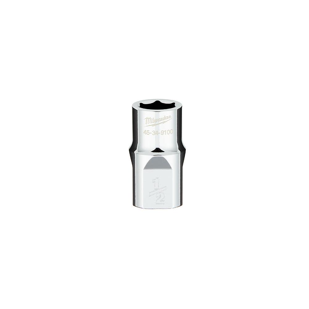 

Milwaukee 1/2 in. Drive 1/2 in. SAE 6-Point Socket with FOUR FLAT Sides