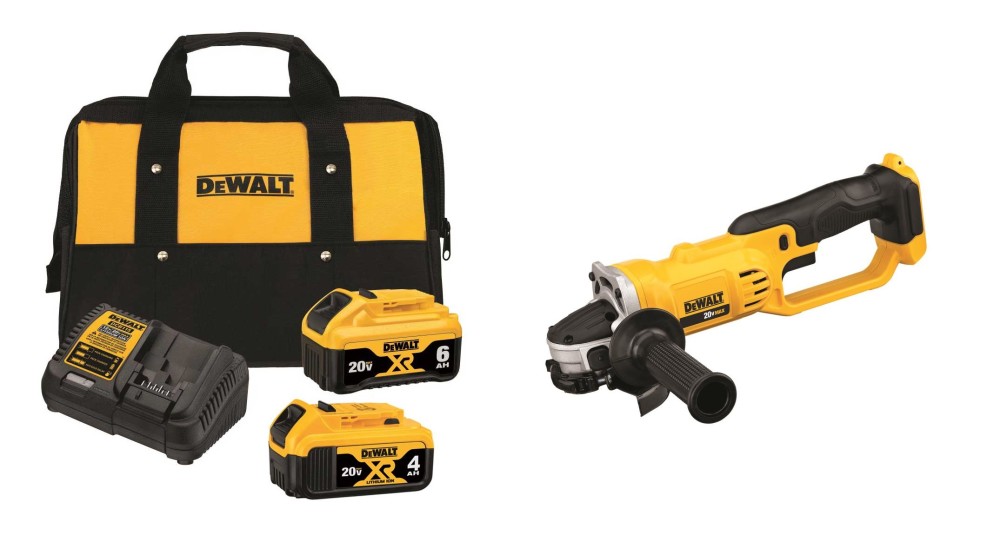 

DEWALT 20V MAX 4 1/2 Cut Off Tool Grinder & 20V MAX Starter Kit Bundle