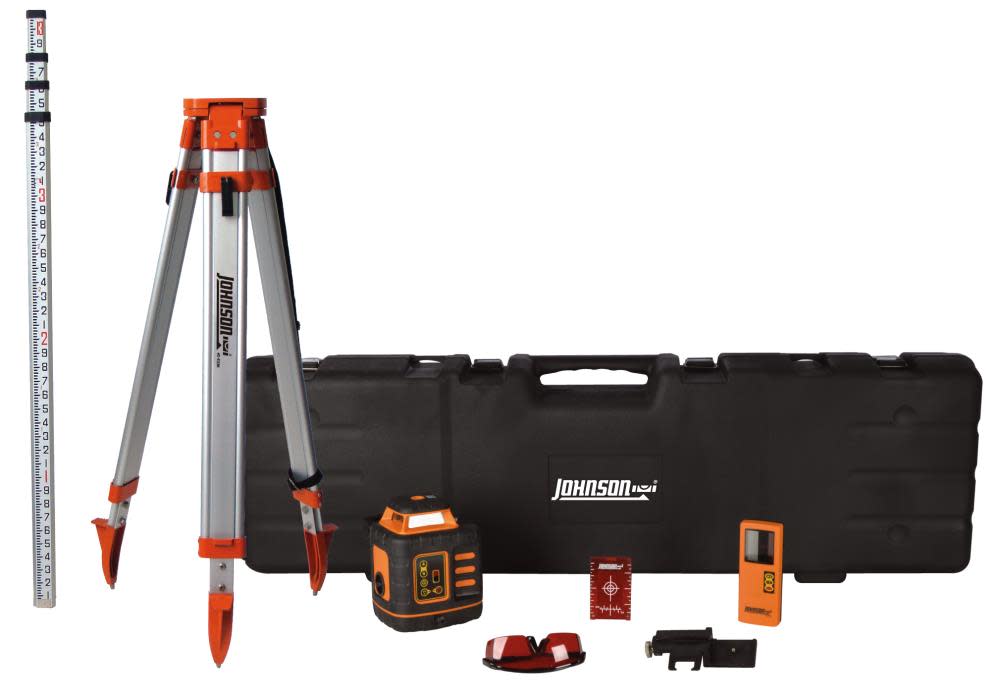

Johnson Level Self-Leveling Long-Range Rotary Laser System