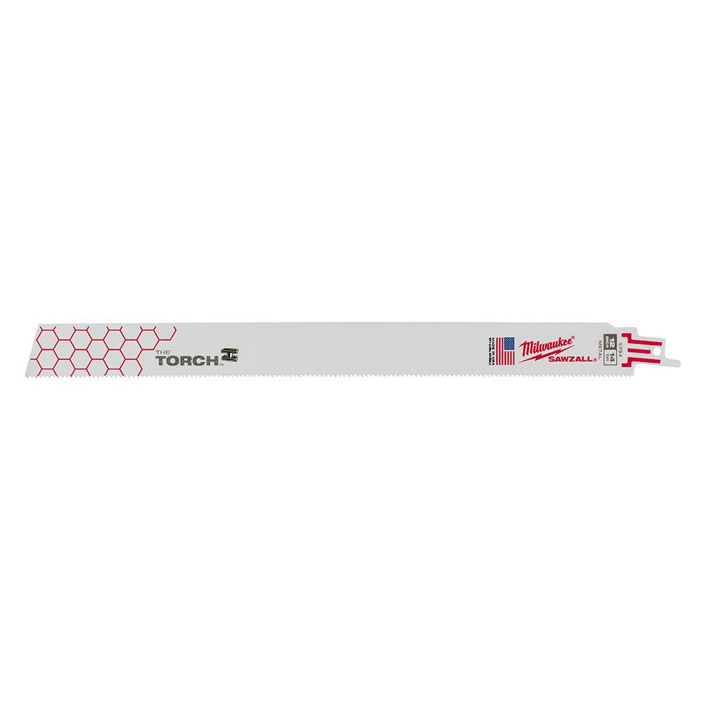 

Milwaukee 12 in. 14 TPI THE TORCH SAWZALL Blades 5PK