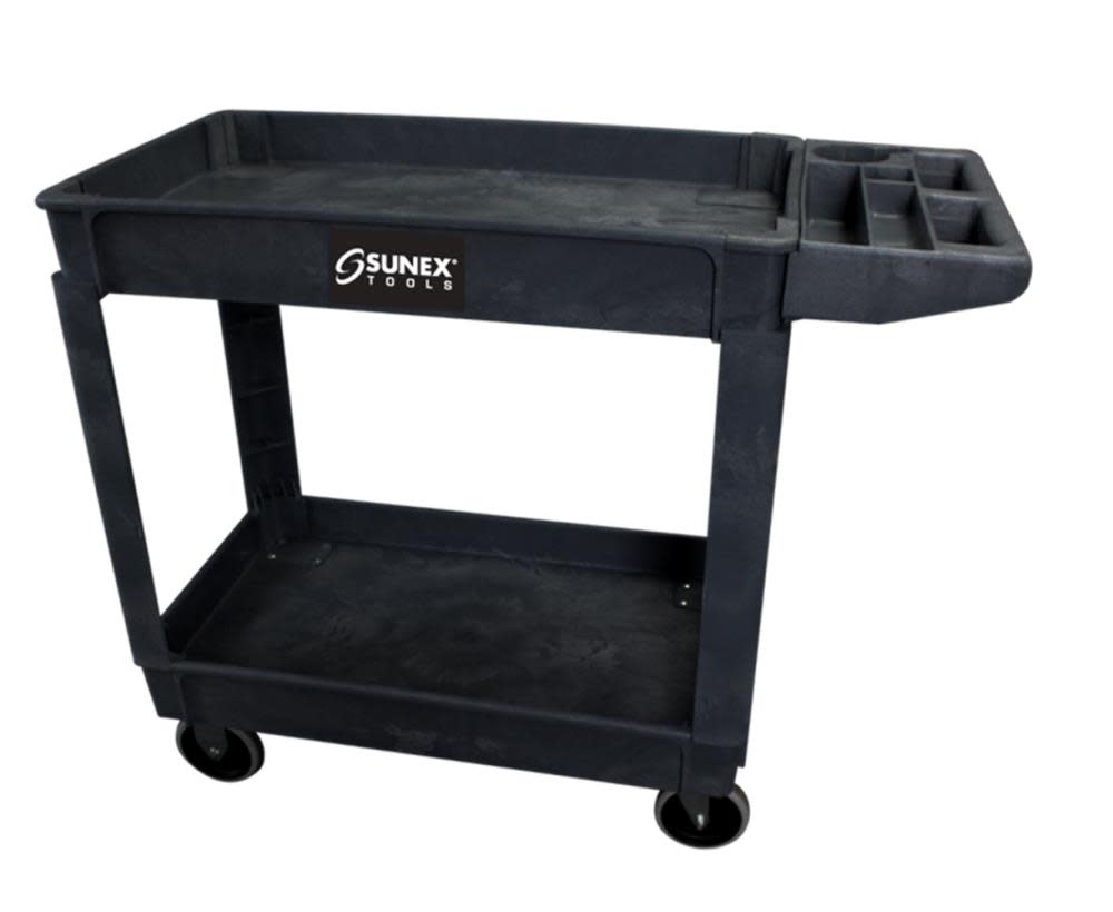 

Sunex Compact Heavy Duty Utility Cart Black