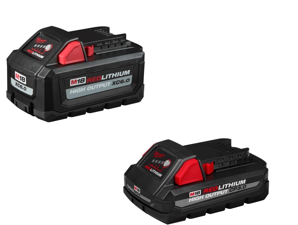 

Milwaukee M18 REDLITHIUM HIGH OUTPUT XC 6Ah and 3Ah Battery 2pk Bundle