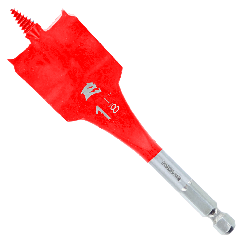 

Diablo Tools 1-1/8" x 4" SPEEDemon Spade Bit