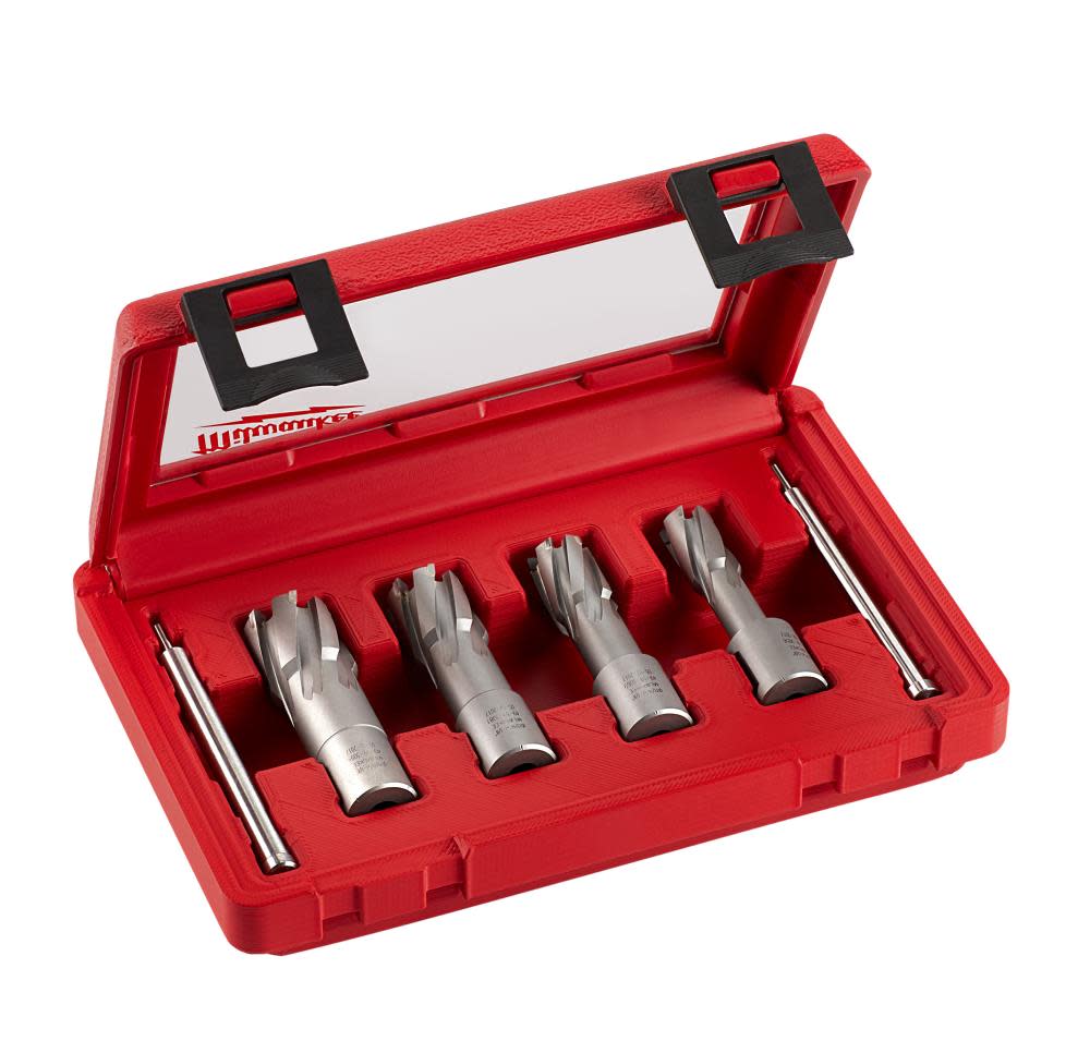 Milwaukee 4 pc. 1-3/8 in. TCT Annular Cutter Set