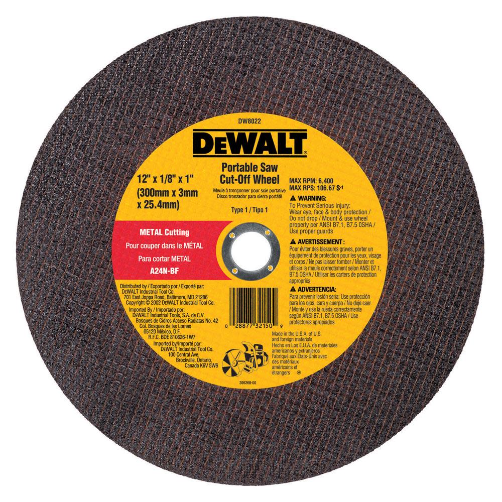 

DEWALT High-Performance Aluminum Oxide Circular Saw Blade