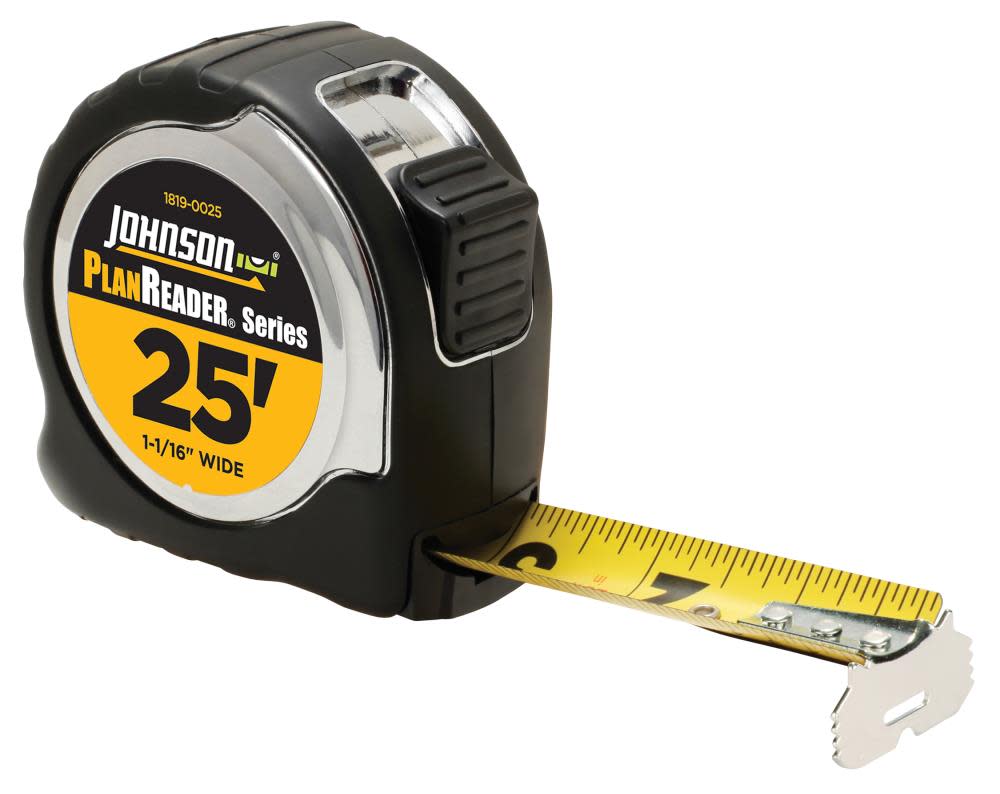 

Johnson Level Plan Reader Power Tape Black/Silver