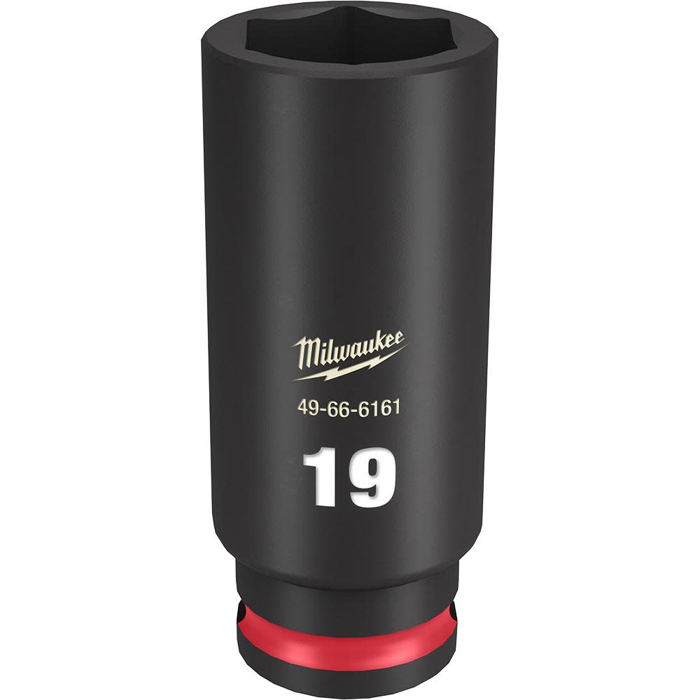 

Milwaukee SHOCKWAVE Impact Duty Socket 3/8" Drive 19MM Deep 6 Point