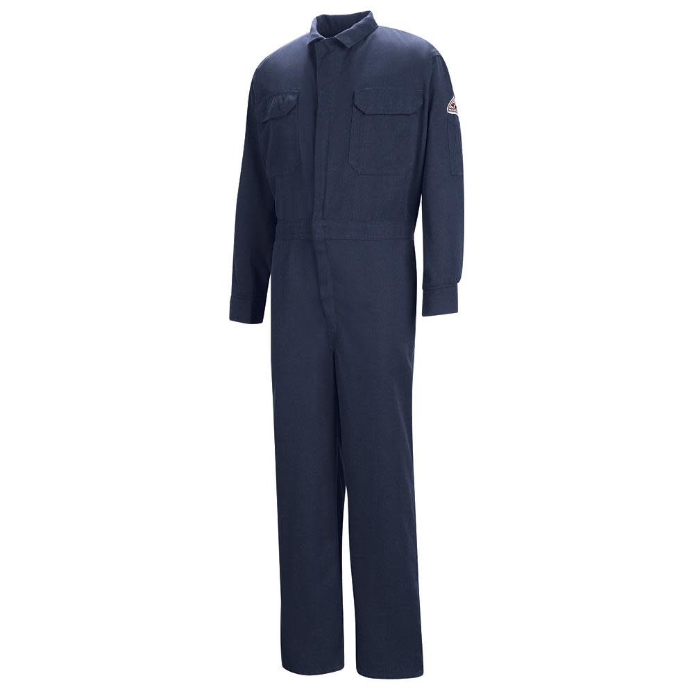 VF Imagewear 56 In. Long 7 oz Navy COOL TOUCH 2 Zip 8-Pocket Deluxe Contractor Coverall