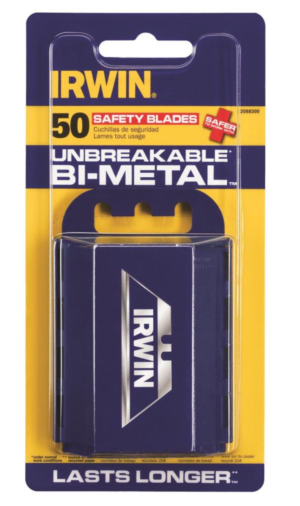 

Irwin Bi-Metal Safety Utility Knife Blades 50 Pk.