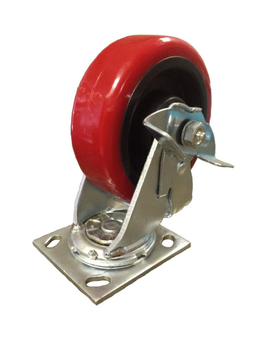 

Polyurethane Swivel Caster 5" Side Brake