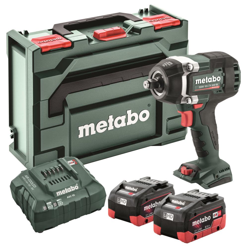 

Metabo Metabo 18V 1/2" Square Impact Wrench Kit